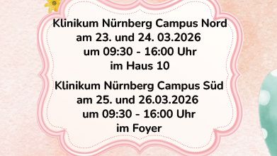 Einladung Oster Infostand - Klinikum Nürnberg